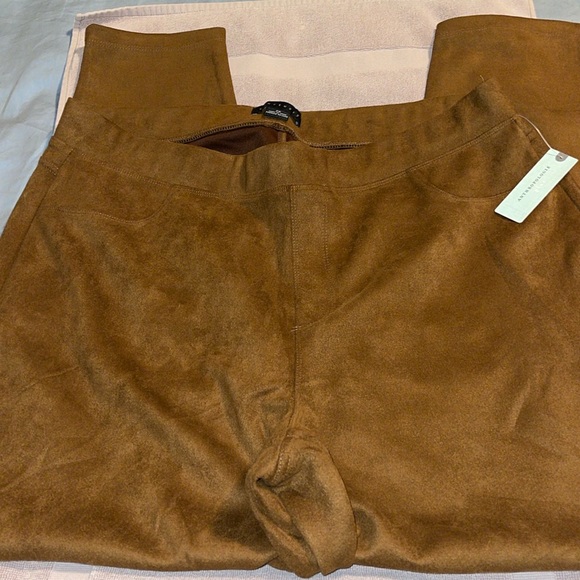 NWT Sanctuary faux suede leggings, size 2x - Picture 1 of 4